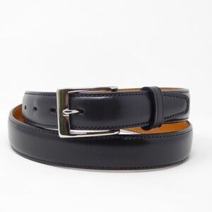 Galco Mens Waist Belt Black Handmade USA Leather Silver Dress SB1 40B Size 40
